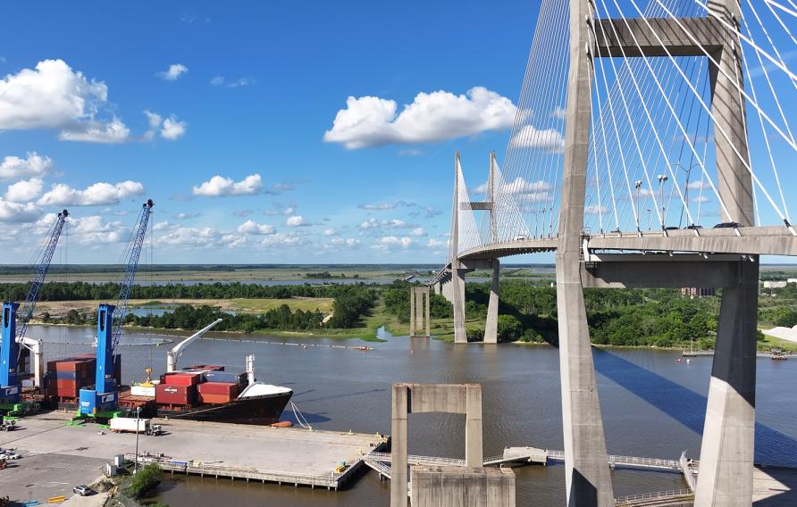 Talmadge Bridge courtesy of the Georgia Department of Transportation