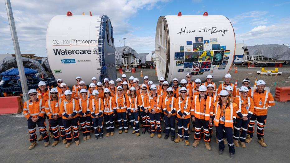 Central Interceptor Water Care team photo