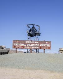 Fort Irwin welcome sign