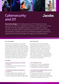 Cybersecurity &amp; OT one pager