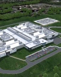 Financial services data center rendering