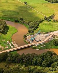 Waikato Expressway - Huntly Section - Aerial
