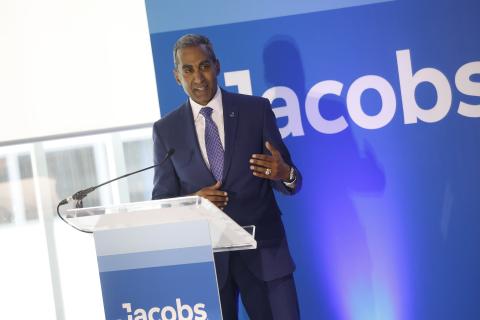 CEO Bob Pragada at Jacobs' Dublin office opening