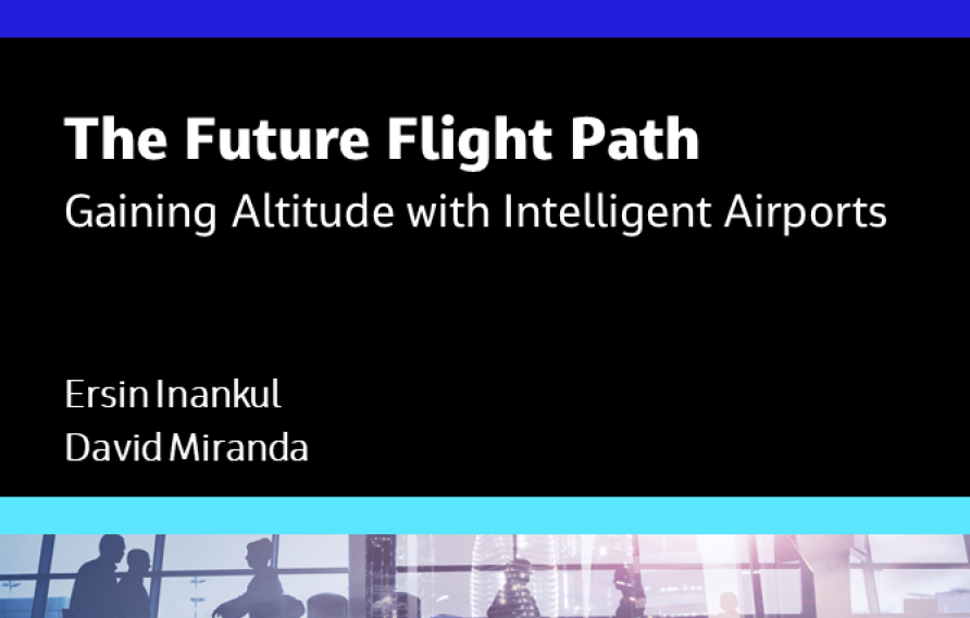 Cover art for a podcast on intelligent airports and emerging technology